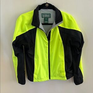 L.L. Bean Neon Yellow and Black Jacket